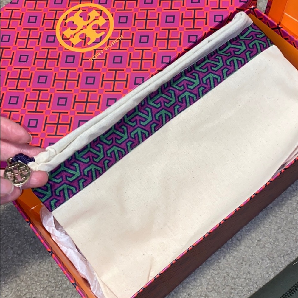 Tory Burch box with brand new dust bag inside